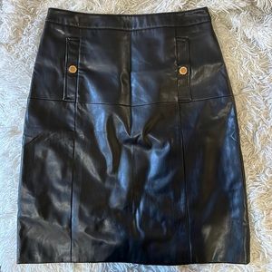 Liz Claiborne Leather Skirt